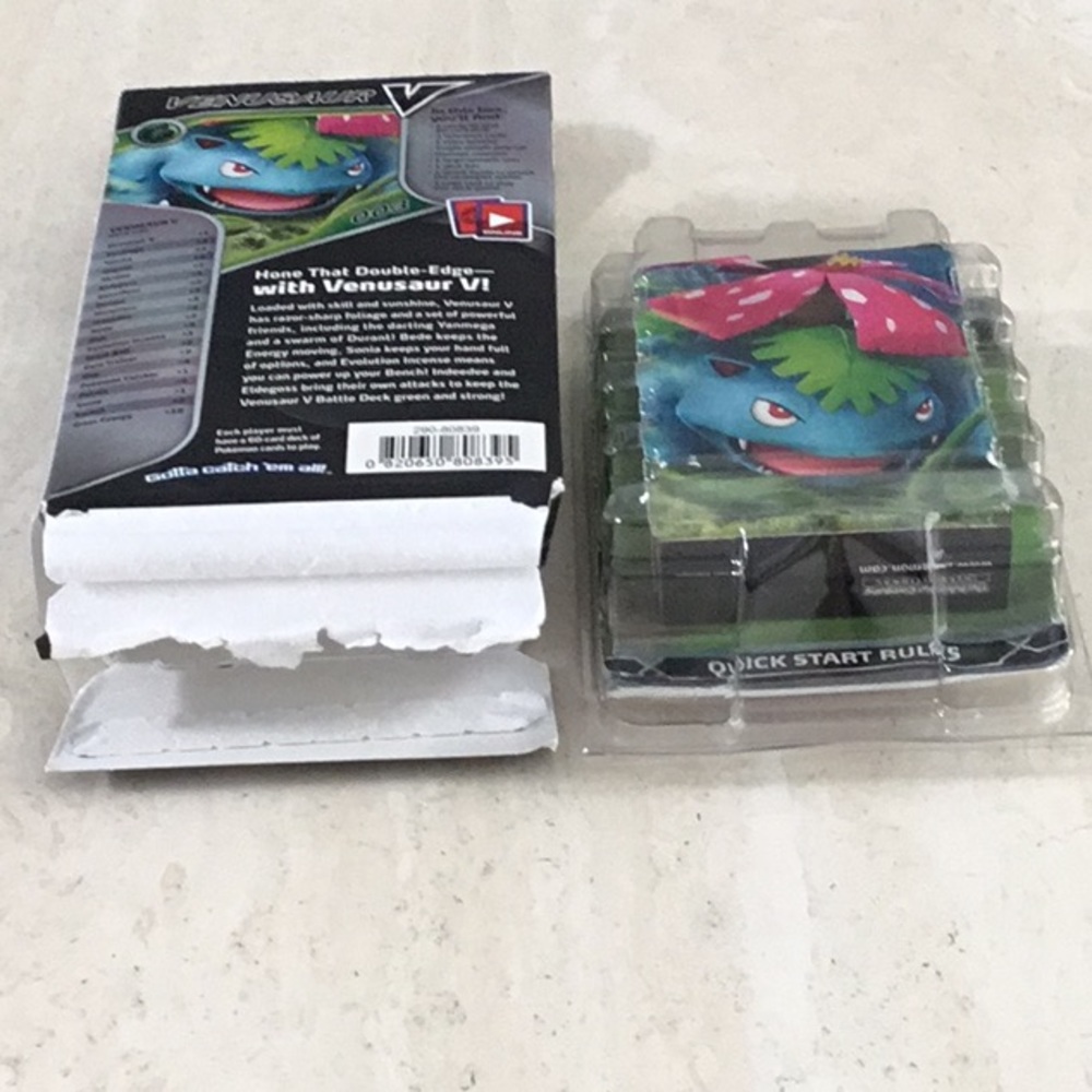 Pokemon Venusaur 2018 V Battle Theme Deck Box Pokemon Cards Authentic TCG - Picture 12 of 14